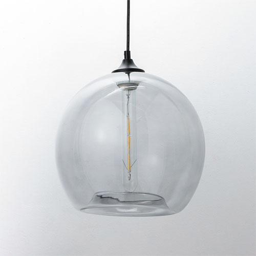 AXCIS アクシス Gray glass pendant shade -Round- グレーグラス