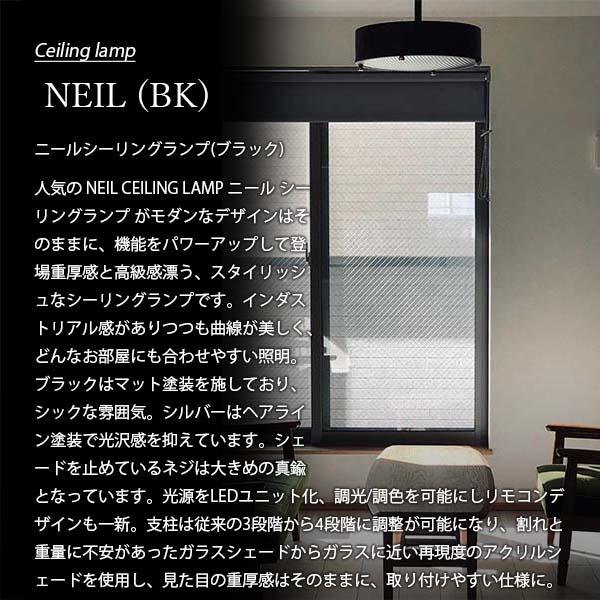 HERMOSA ハモサ NEIL CEILING LAMP (BK) ニールシーリングランプ (ブラック) CM-009N BK シーリングランプ シーリングライト｜unlimit｜04