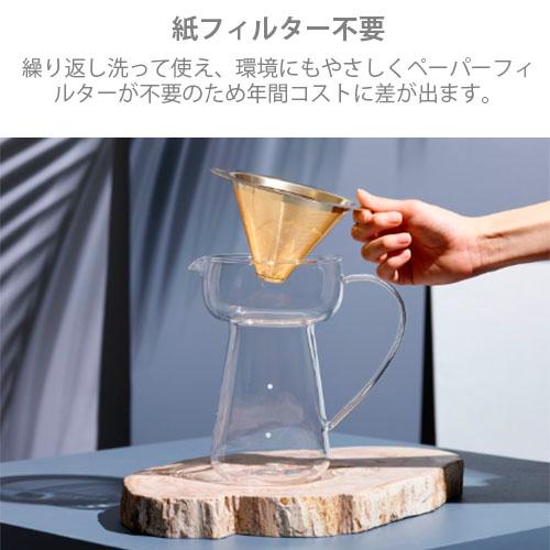 Cores コレス GOLD CONE FILTER ゴールドコーンフィルター C250GD （2〜4杯用）コーヒーフィルター コーヒー