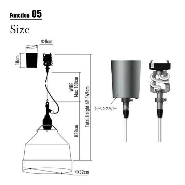 AMPERSAND FACTORY アンパサンドファクトリー AMP ALU SHADE SQ SMALL WIRE アルミニウムシェード スクエア スモール ワイヤー AMP-L027/-L028/-L078/-L079_10