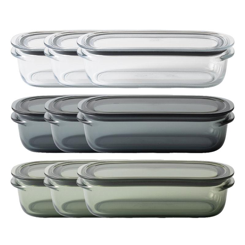 like-it ライクイット 調理ができる保存容器 (M) (3個組) FC-031  Food Storage Container 耐熱容器 キャニスター フードコンテナ ボウル 耐熱 耐冷｜unlimit｜12