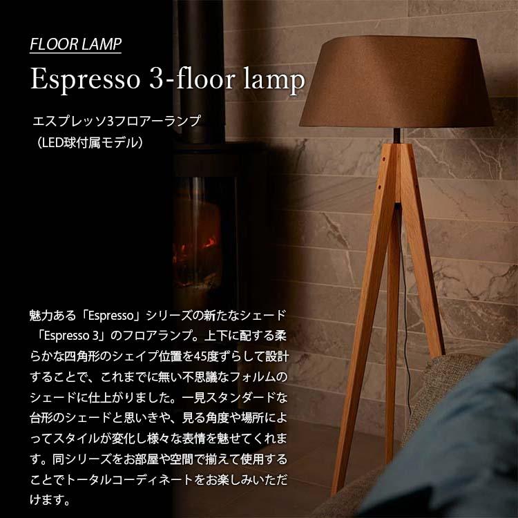 ARTWORKSTUDIO（アートワークスタジオ） Espresso3-floor lamp (LED球