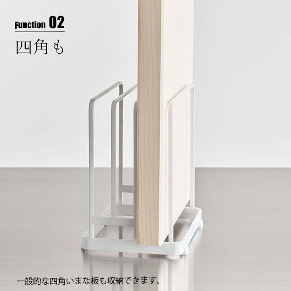 tower タワー (山崎実業) 丸いまな板が置けるまな板スタンド