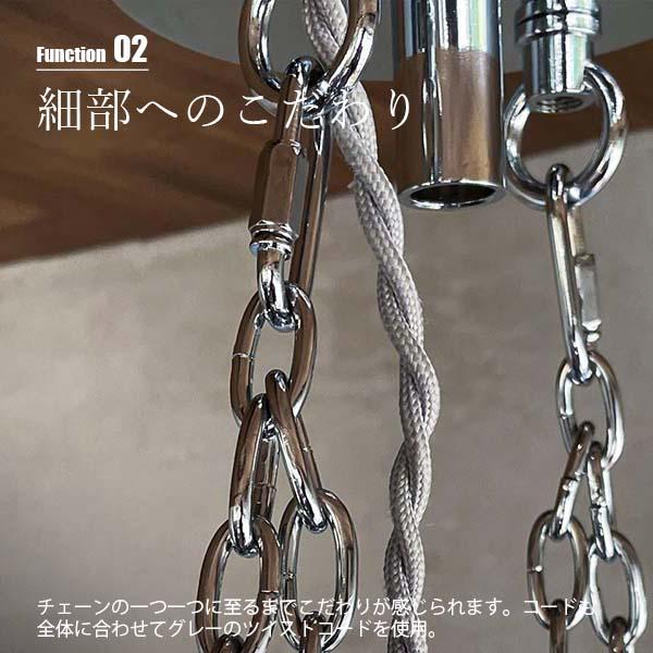 HERMOSA ハモサ BIARRITZ 6 SV/GY ビアリッツ6 シルバーグレー GS-017SVGY (白熱球付属) ペンダントランプ ペンダントライト 6灯 LED対応_4