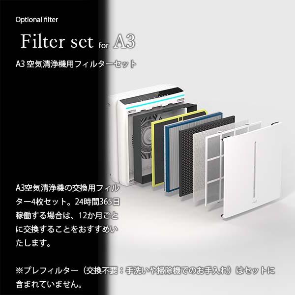 Rabbit Air（ラビットエアー） A3フィルターセット Filter set for A3 