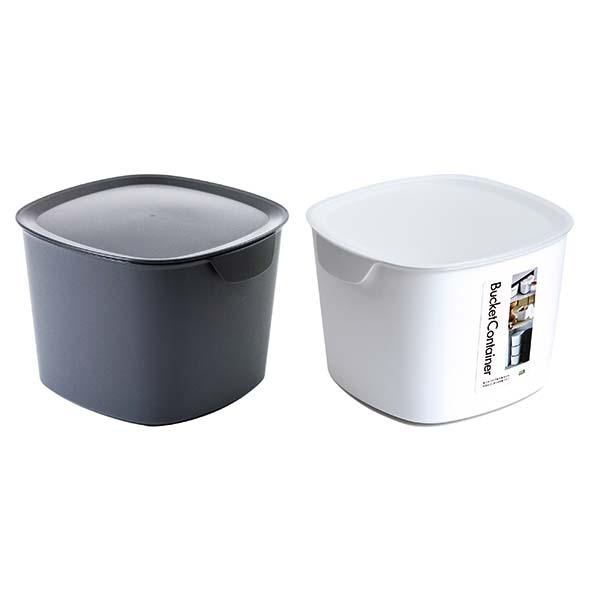 tidy ティディ Bucket Container バケットコンテナー (1個単位) CE-666-201 バケツ ストッカー コンテナ 収納 道具箱 ふた付き 取っ手付き 10L｜unlimit｜08