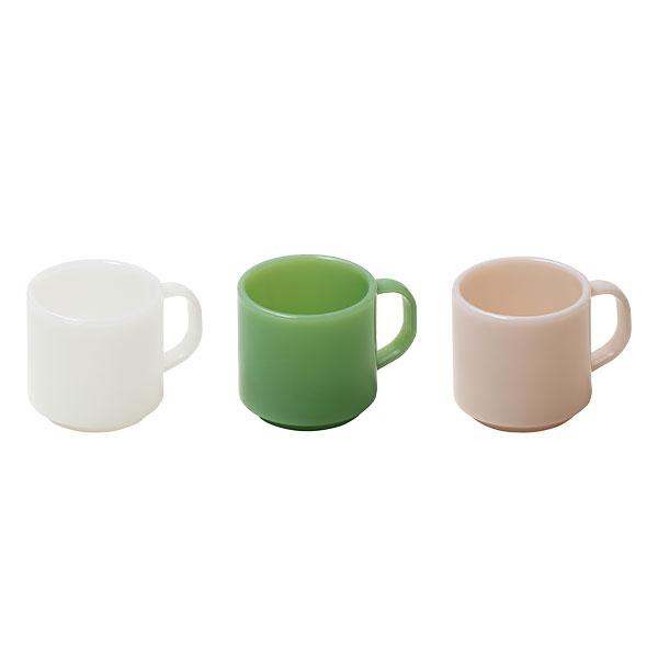 ideaco（イデアコ） Milk Glass mag cup (2pcs) ミルクガラス