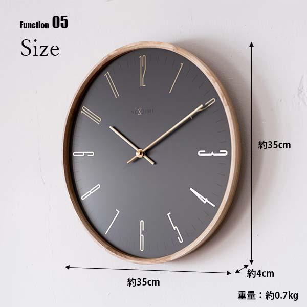d.gray-man 掛け時計　壁掛 NEXTIME ネクスタイム Thin M シン エム (掛時計/スイープ
