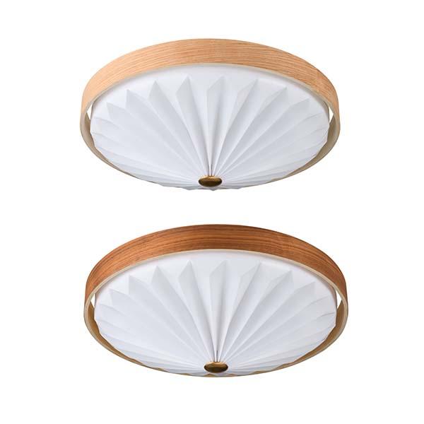 スワン電器 SWAN Wood Pleats Ceiling Light ウッドプリーツシーリング