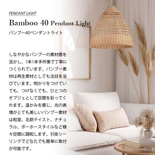 Another Garden SWAN スワン電器 Bamboo 40 Pendant Light Another Garden SWAN スワン電器 Bamboo 40 Pendant Light