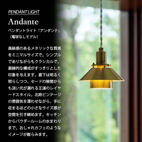 インターフォルム　ペンダントライト　照明 INTERFORM インターフォルム Andante アンダンテ ペンダント