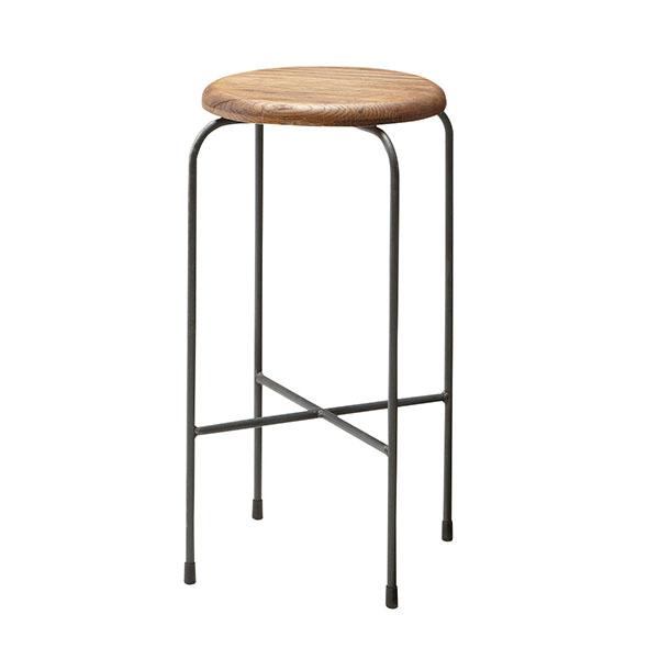 〔受注生産:メーカー直送:代引不可:納期目安1ヶ月程度〕 SWITCH スウィッチ Rough Maru High Stool ラフマルハイスツール / 丸椅子 スツール 天然木 日本製_8