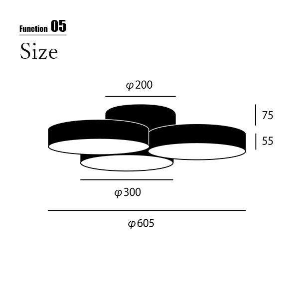 ARTWORKSTUDIO アートワークスタジオ Phantom 6000 LED-ceiling light ファントム6000シーリングライト (LED内蔵) AW-0669E /  〜約14畳向け 調光 調色 リモコンの画像
