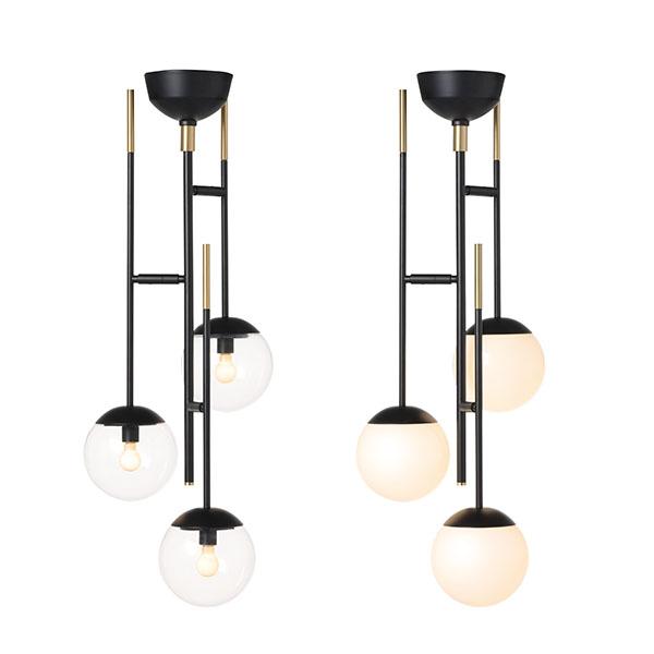 ARTWORKSTUDIO アートワークスタジオ Bliss mini3 cross-ceiling light ブリスミニ3クロスシーリングライト (LED球付属) AW-0670E / 天井照明 60W相当×3灯_9