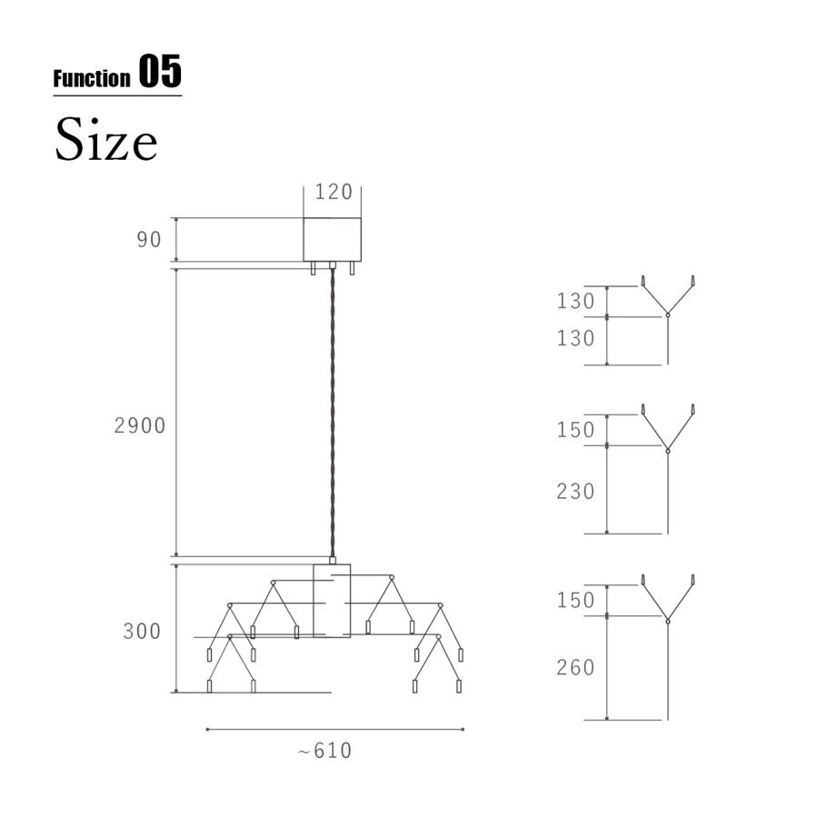 HERMOSA（ハモサ） MEMORIA PENDANT LAMP メモリアペンダントランプ