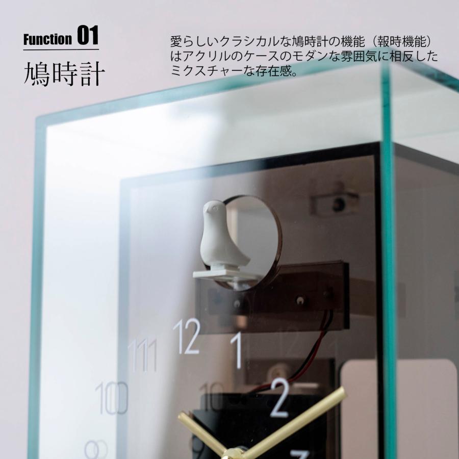 NEXTIME ネクスタイム Acrylic CucKoo アクリルカッコー (置・掛兼用