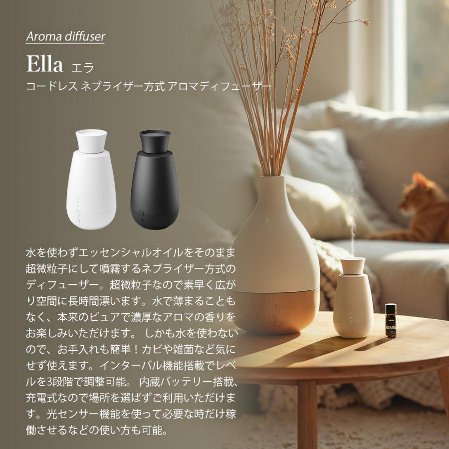 Stadler Form スタドラーフォーム Ella Aroma diffuser エラ ネブライザー方式アロマディフューザー / 水不使用 コードレス USB充電 ポータブルの画像