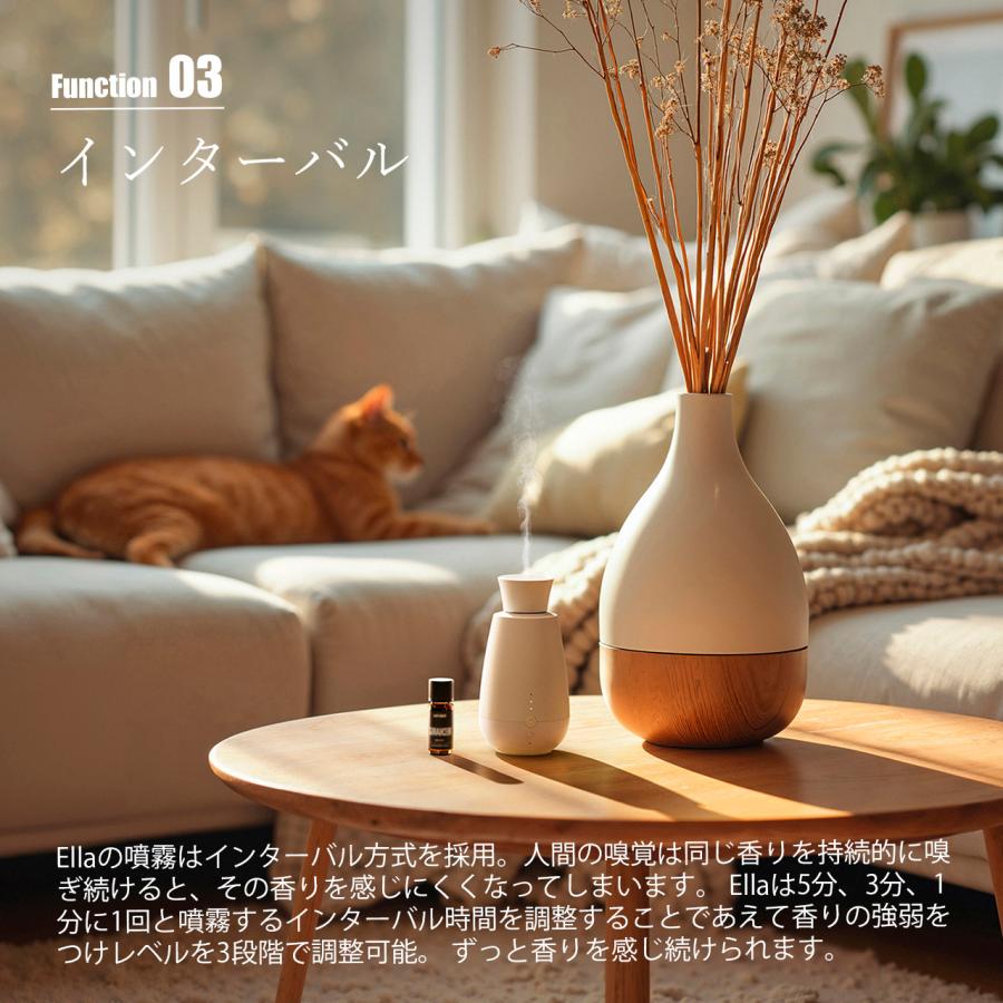 Stadler Form スタドラーフォーム Ella Aroma diffuser エラ ネブライザー方式アロマディフューザー / 水不使用 コードレス USB充電 ポータブルの画像
