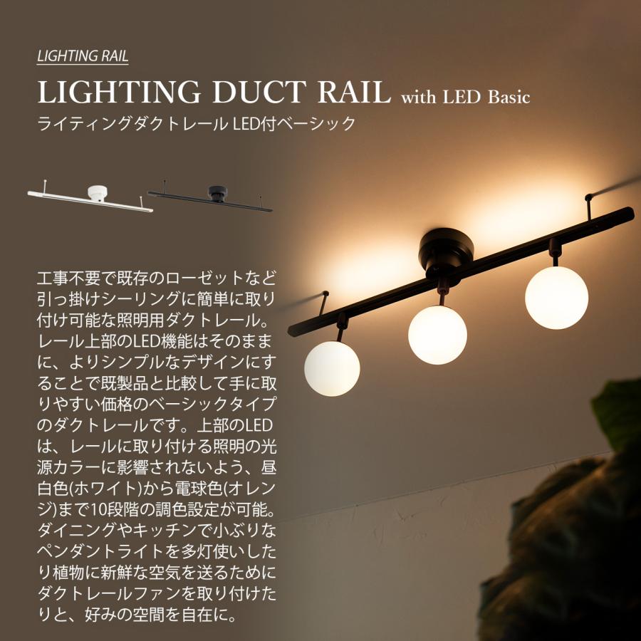 BRID ブリッド LIGHTING DUCT RAIL with LED Basic ライティングダクトレール LED付ベーシック (LED内蔵) 003432 / ライティングレール本体 ダクトレール本体の画像