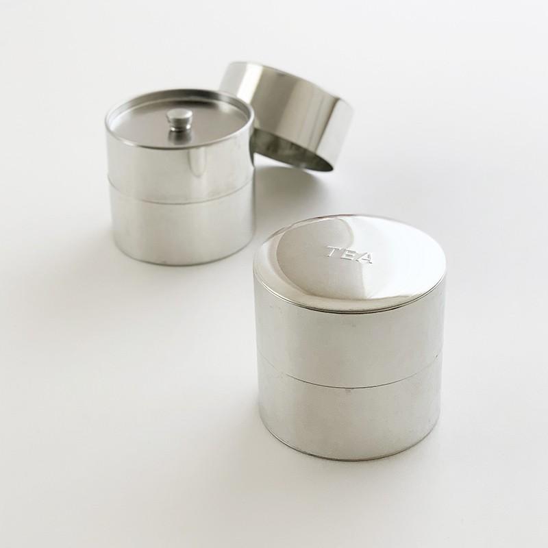 CINQ サンク ティー缶 ブリキ製 内蓋付き 茶筒 : Unmaison - 通販