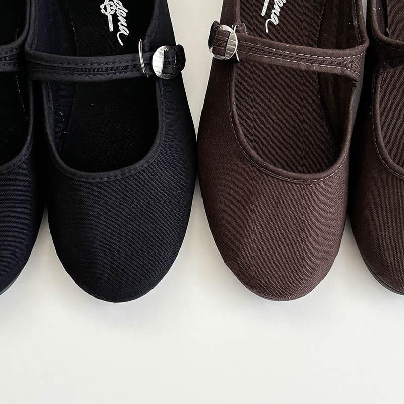 LA CADENA ラ カデナ キャンバス ワンストラップシューズ スペイン