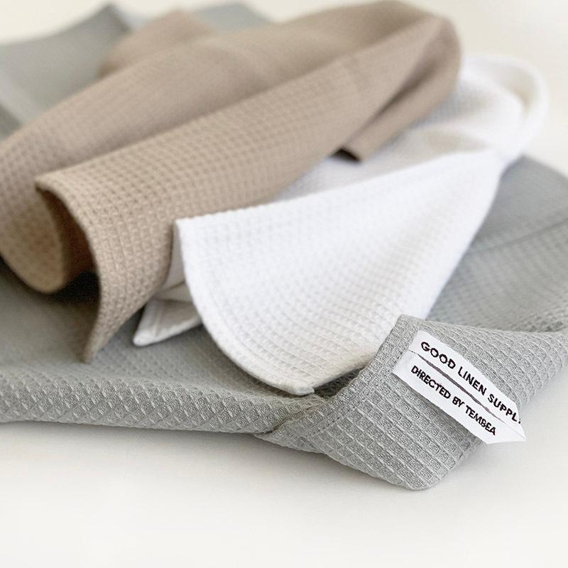 GOOD LINEN SUPPLY グッドリネンサプライ ワッフル コットンリネン フェイスタオル｜unmaison｜05