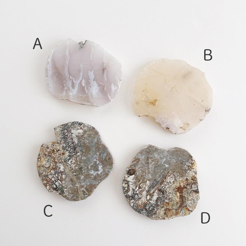 amabro（アマブロ） アゲートコースター メノウ アクセサリートレイ