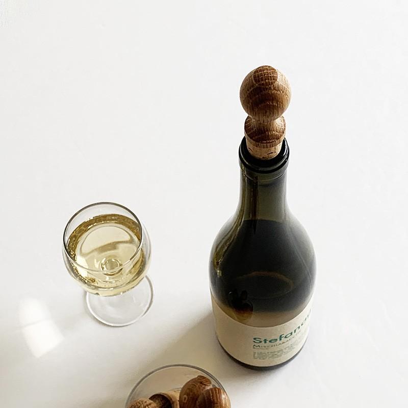 【新品】マイケルアラム ワインコースター&ストッパー　オリーブ 新品】マイケルアラム ワインコースター&ストッパー オリーブ