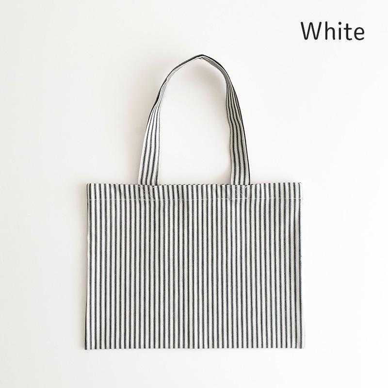 Cinq（サンク） ストライプトートバッグ コットン 日本製 : Unmaison 
