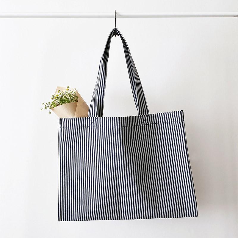 【新品・未開封】SuperJunior デコトートバッグ Cinq CINQ サンク ストライプトートバッグ コットン 日本製