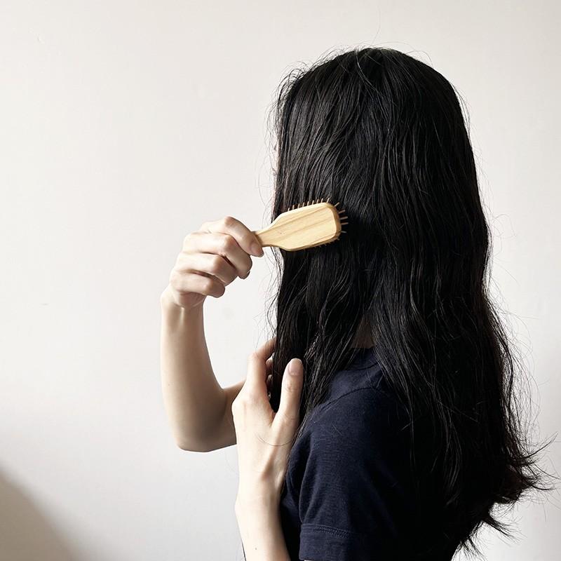 KOST KAMM コストカム ミニヘアブラシ 11.5cm オリーブウッド 木製
