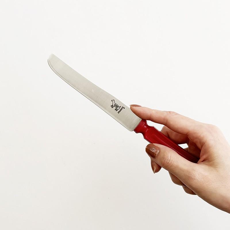 Chien シアン テーブルナイフ 4カラー フランス ステンレス製 波刃