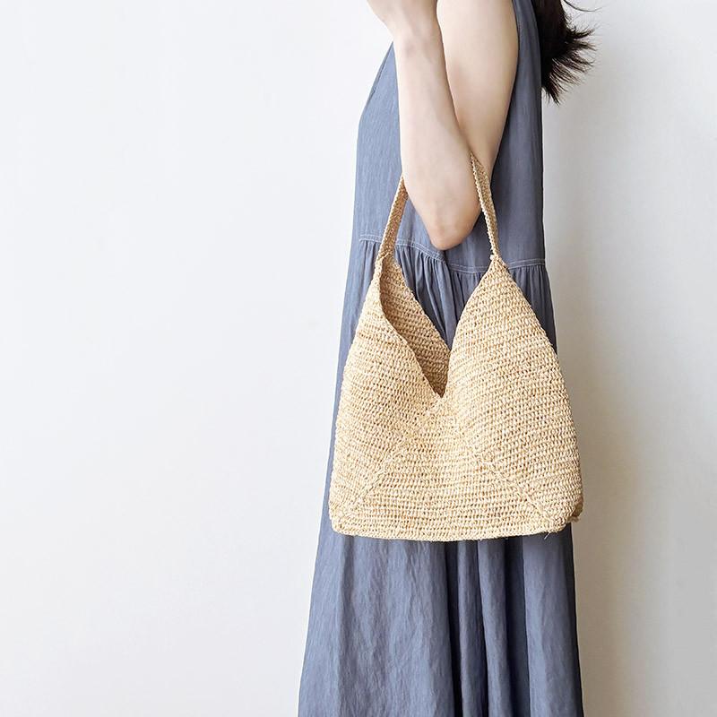 トゥデイフル ラフィアバッグRaffia Shoulder Bag (2way) ラフィア 2WAYバッグ – イビサ オンラインショップ