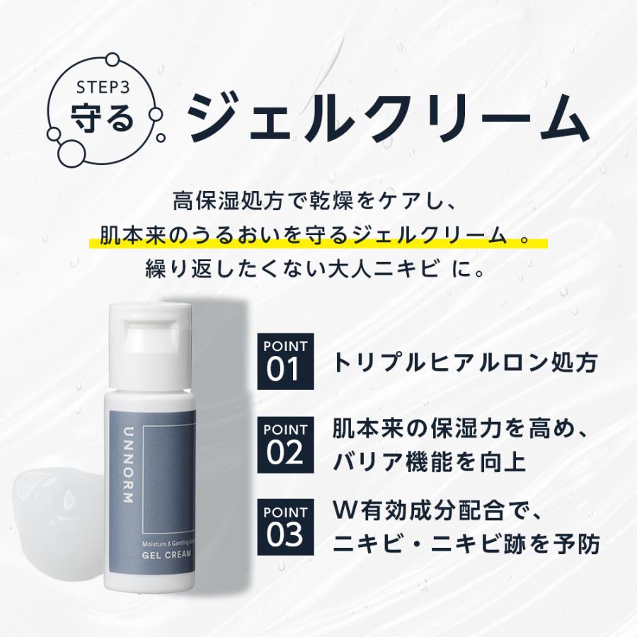 ニキビ ケア トライアルセット メンズ 女性 泡 洗顔 化粧水 クリーム お試し 大人 ニキビ跡 痕 トラベル 敏感肌 Unnorm アンノルム Unnorm007 Unnormアンノルム公式ショップ 通販 Yahoo ショッピング