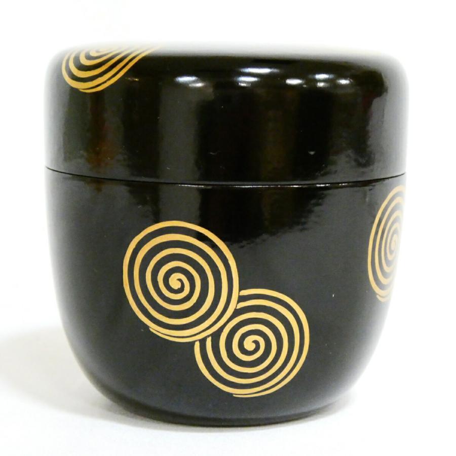 茶道具　 山中塗　中村宗悦作　螺鈿装飾　春秋棗　蓋二種　共箱　V　R6488 茶道具 山中塗 中村宗悦作 螺鈿装飾 春秋棗 蓋二種 共箱 V