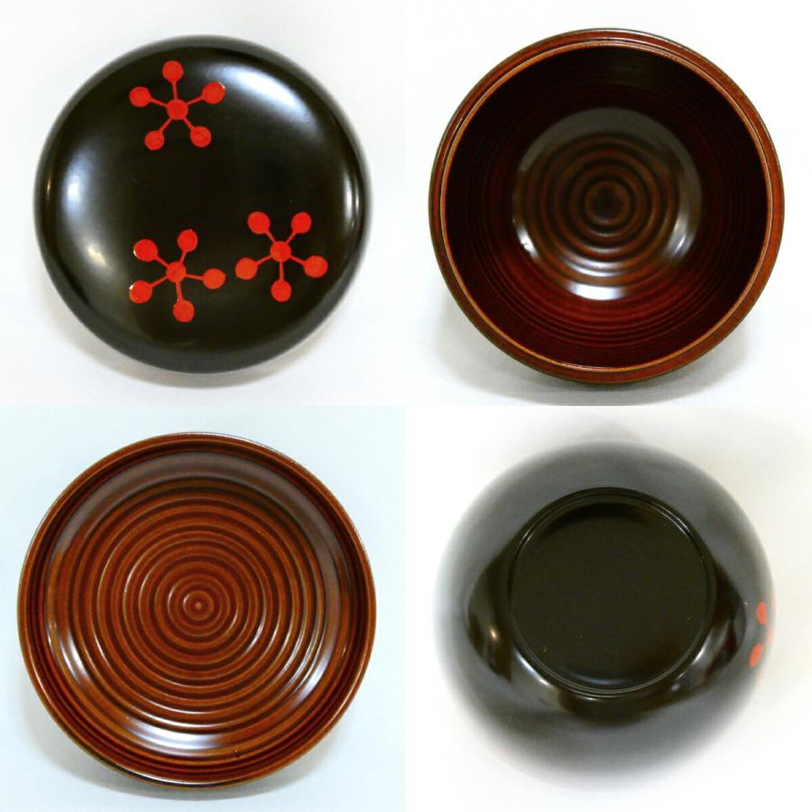 茶道具】山中塗 川上浩平作 三千家好 利休梅 大棗【中古 美品】 : ます