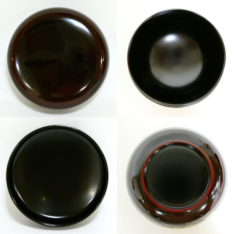 茶道具】塗師 千穂造 井伊大老好 菫に雲雀蒔絵 溜 中棗 茶道具【中古