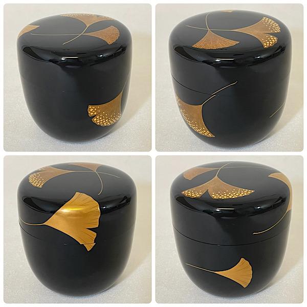 人気のクリスマスアイテムがいっぱい！輪島塗 松香作 銀杏蒔絵 棗