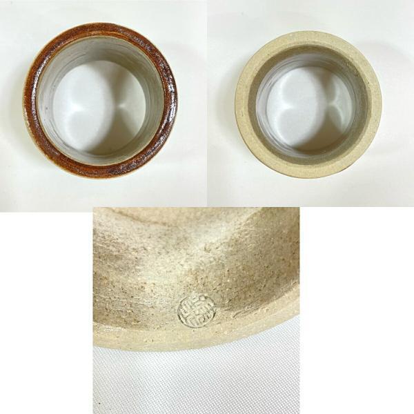 中古】松本鉄山作 織部 香合蓋置壱双 茶道具【美品】送料無料 : ますや