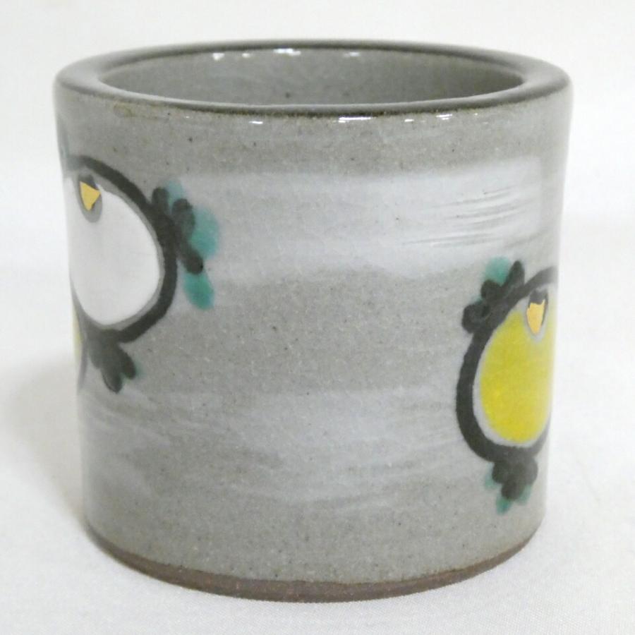 二月の特売品】眞葛焼 宮川香斎(真葛香斎)作 黄菊 蓋置 茶道具【中古