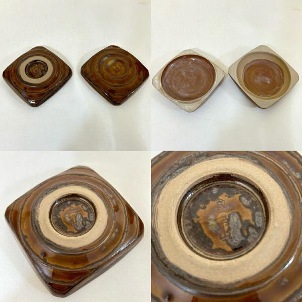 七月の特売品】味楽窯 亀井楽山作 高取香合 茶道具【中古 美品
