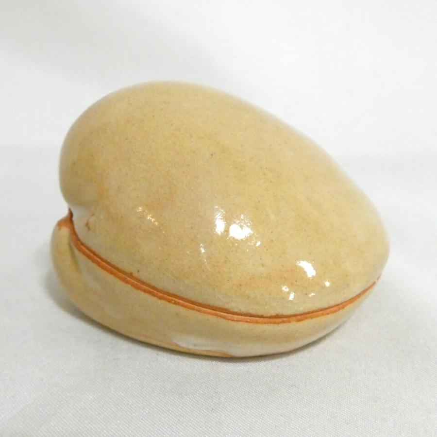 二月の特売品】十二代田原陶兵衛作 萩 蛤香合 茶道具【中古 美品