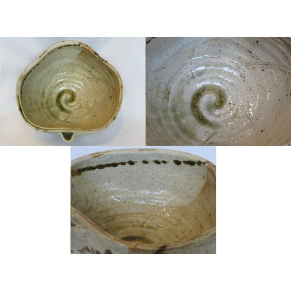 小売 茶道具/片口菓子鉢 加藤光右衛門作 山十窯 美濃伊賀焼 共箱 最 安