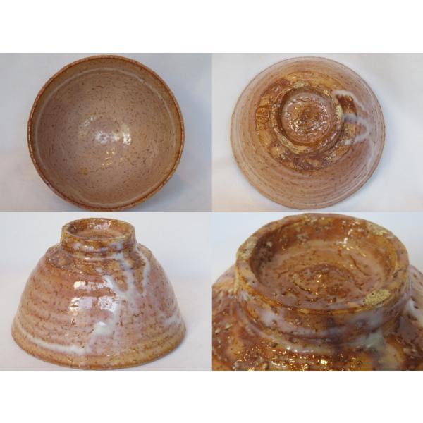 三月☆特売品） 山口県 大谷桂仙作 白釉 萩焼茶碗 茶道具 【中古・美品 