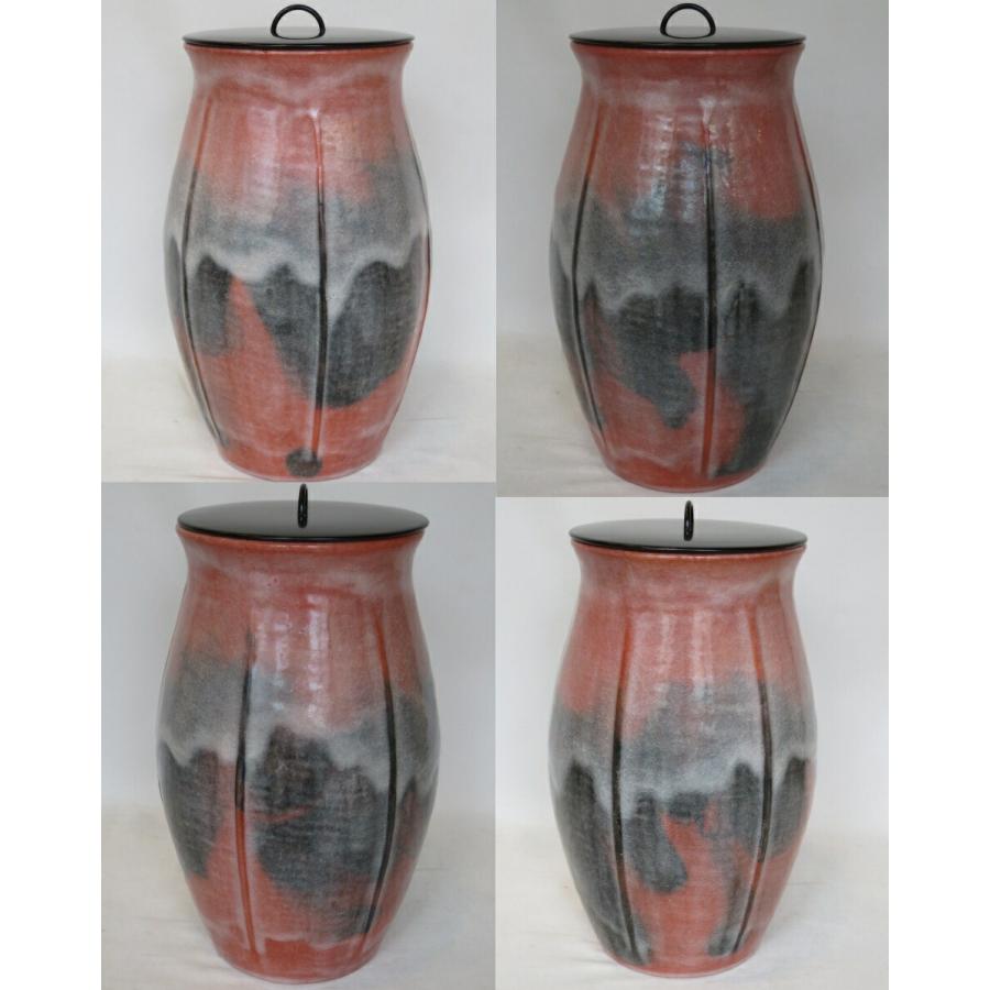 Ｒ６２４　水指　『楽焼』『三代　佐々木昭楽造』『梔子水指』　共箱　茶道具 R624水指『楽焼』『三代佐々木昭楽造』『梔子水指』共箱茶道具