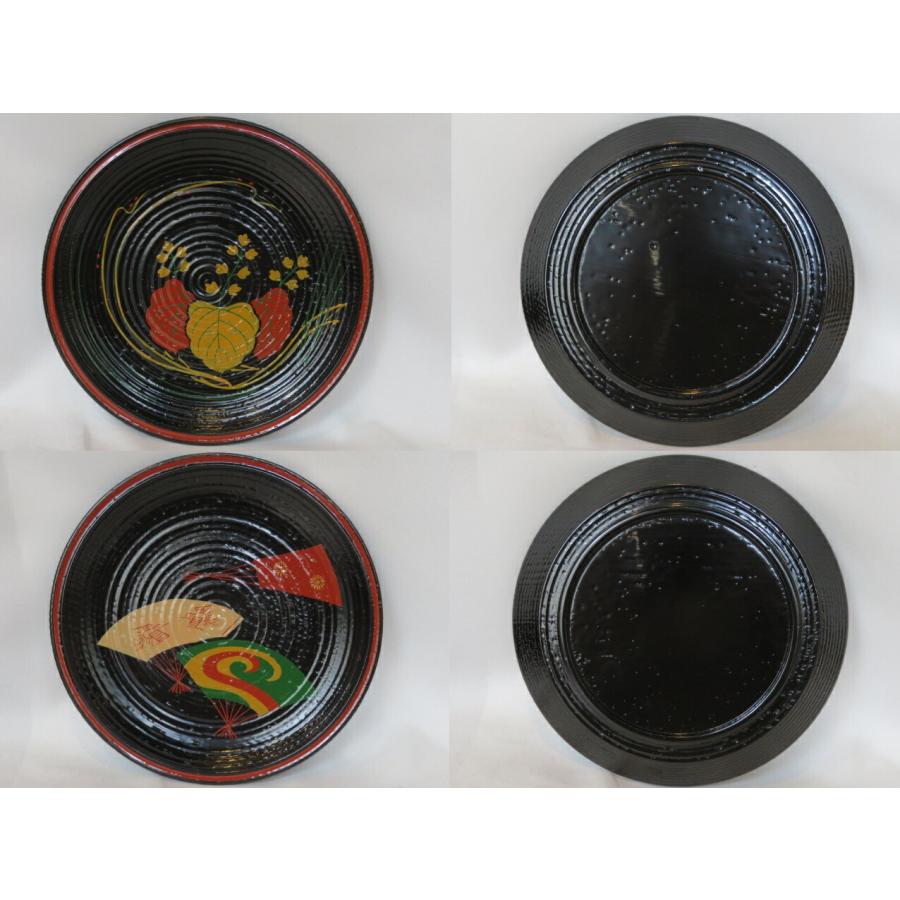 年末在庫◇特売品）平安表派 川瀬表完作 佐野長寛写 変絵 銘々皿十客売