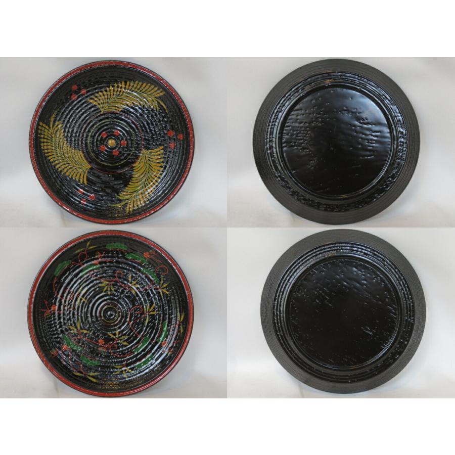 未使用 茶道具 平安象彦 長寛絵変わり 銘々皿 5枚組 底印 木製 菓子皿 共箱 未使用 茶道具 平安象彦 長寛絵変わり 銘々皿 5枚組 底印