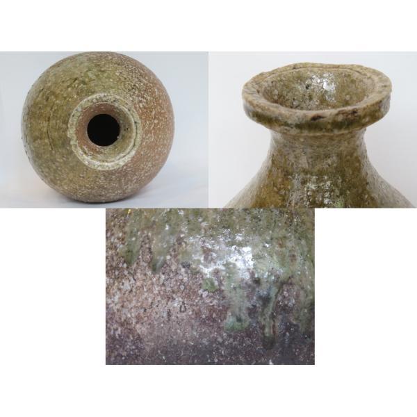 八月*特売品)滋賀県 信楽焼 高橋春斎作 置花入USED〈送料込 八月*特売品)滋賀県 信楽焼 高橋春斎作 置花入USED〈送料込