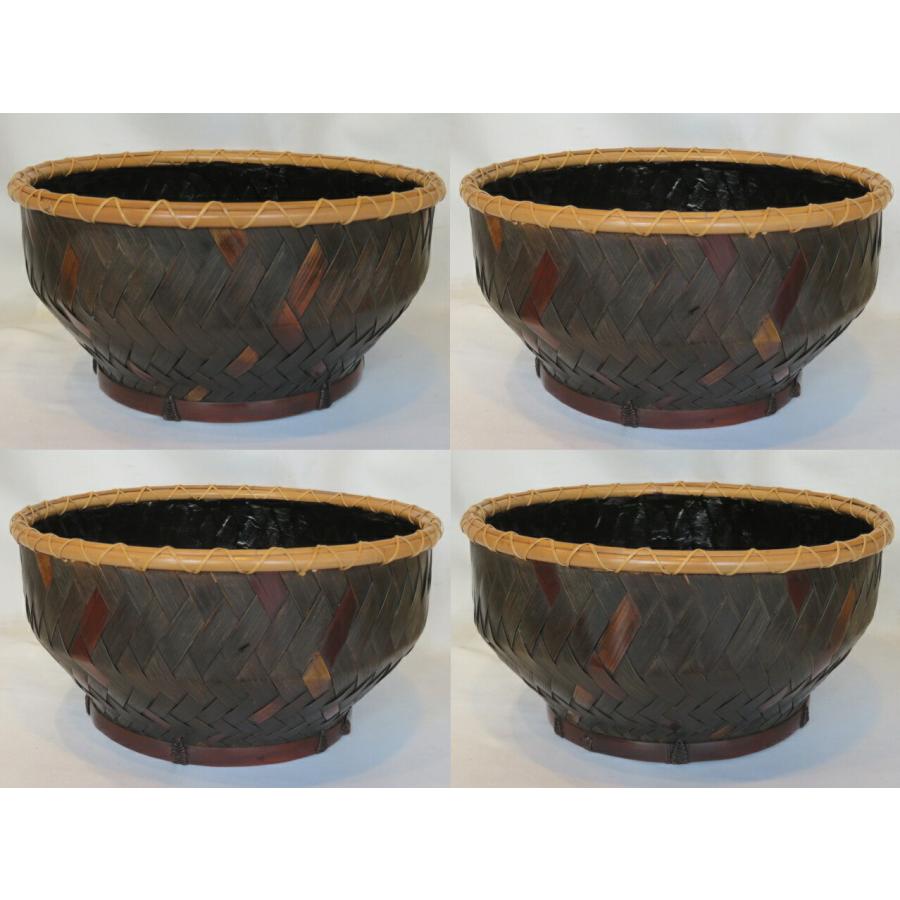 十二月◇特売品）平安東山麓 竹篭師 東竹園斎作 淡々斎好写 独楽 炭斗