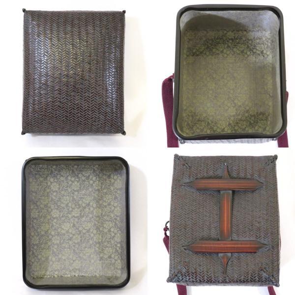 新春の特売品】竹籠師 和田菁竺作 御所籠 上芋茶杓と皆具添 新春の特売品】竹籠師 和田菁竺作 御所籠 上芋茶杓と皆具添